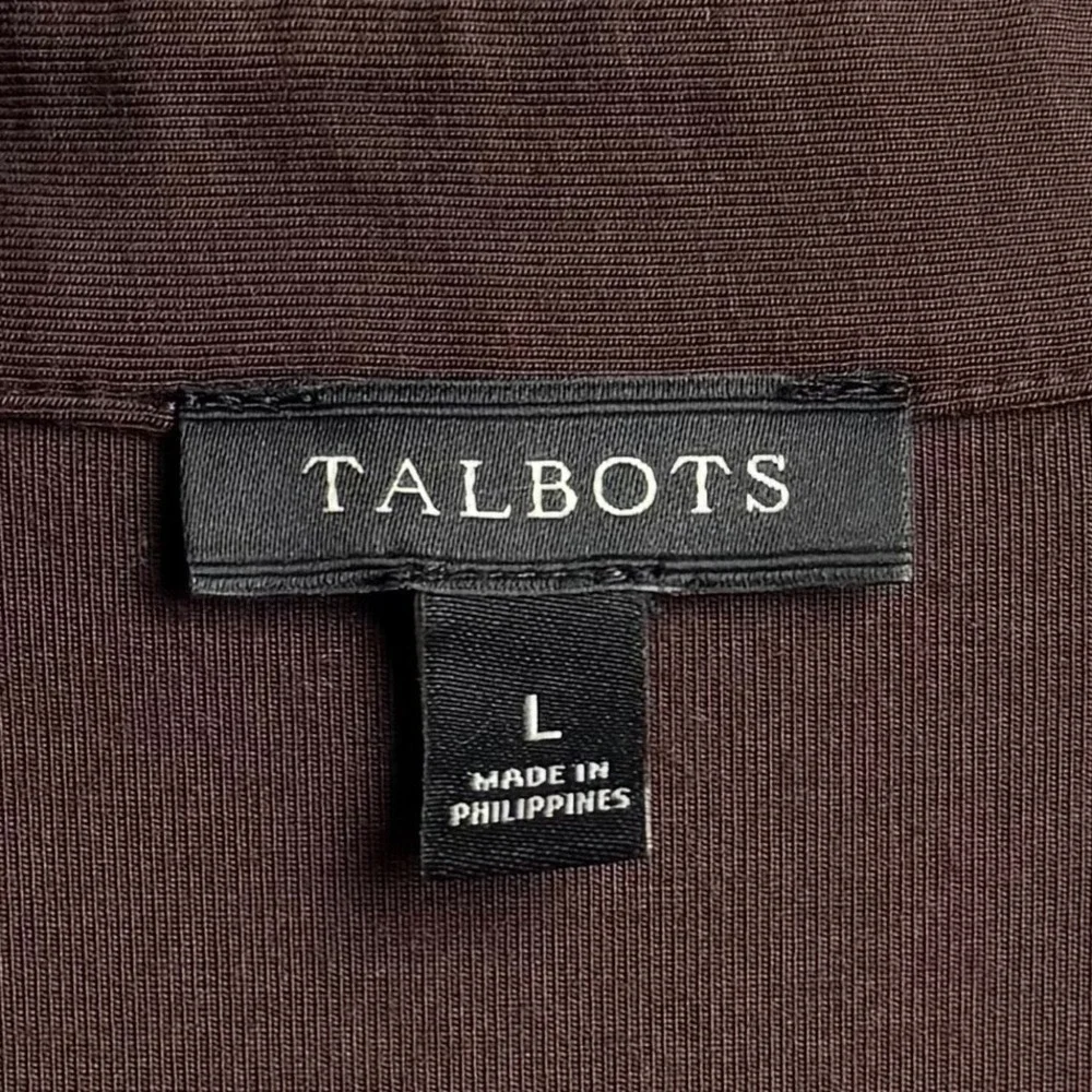 Talbots brown knit